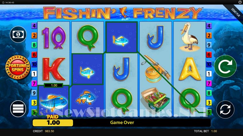 Fishin Frenzy Also Bigger Catch Demo